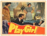 6h689 PLAY GIRL LC '41 Kay Francis & Margaret Hamilton watch Ralph Byrd examine Mildred Coles!