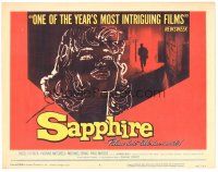 6h100 SAPPHIRE TC '59 murdered pregnant girl was passing for white, directed by Basil Dearden!