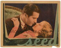 6h774 SEED LC '31 romantic c/u of John Boles & pretty Genevieve Tobin, William Wellman