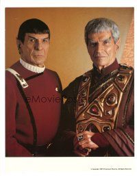 6h842 STAR TREK VI LC '87 Leonard Nimoy as Spock with Mark Lenard as his father Sarek!
