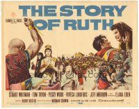 6h112 STORY OF RUTH TC '60 Stuart Whitman, Tom Tryon, Elana Eden, Biblical!