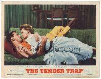 6h871 TENDER TRAP LC #8 '55 Frank Sinatra tells Lola Albright she's the softest & prettiest thing!