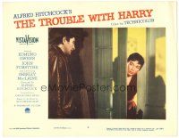 6h919 TROUBLE WITH HARRY LC #6 '55 Alfred Hitchcock black comedy, Shirley MacLaine w/ Royal Dano!