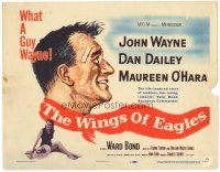 6h135 WINGS OF EAGLES TC '57 Air Force pilot John Wayne, Maureen O'Hara