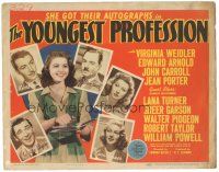 6h141 YOUNGEST PROFESSION TC '43 Weidler gets autographs from Lana Turner, William Powell & more!
