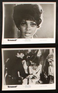 6j615 AROUSED 6 8x10 stills '66 Janine Lenon, Fleurette Carter, psycho prostitute killer!