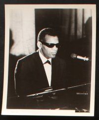 6j327 BLUES FOR LOVERS 15 8x10 stills '66 cool images of musical jazz legend Ray Charles!