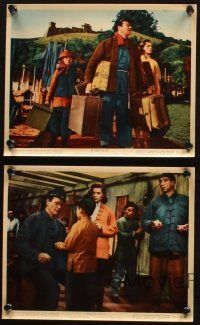 6j202 BLOOD ALLEY 4 color 8x10 stills '55 John Wayne, Lauren Bacall, directed by William Wellman!