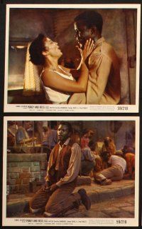 6j021 PORGY & BESS 12 color 8x10 stills '59 Sidney Poitier, Dorothy Dandridge, Sammy Davis Jr.