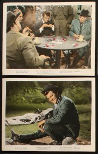 6j048 RAWHIDE YEARS 10 color 8x10 stills '55 poker playing Tony Curtis + Colleen Miller & Kennedy!