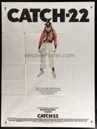 6k594 CATCH 22 French 1p '70 completely different image of Alan Arkin hanging from flight harness!