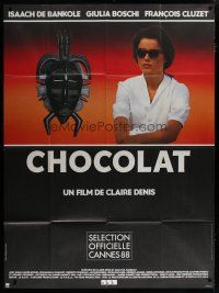 6k603 CHOCOLAT French 1p '88 a film by Claire Denis set in West Africa, Giulia Boschi