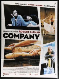 6k614 COMPANY French 1p '03 Robert Altman, Neve Campbell, Malcolm McDowell, James Franco
