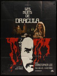 6k615 COUNT DRACULA French 1p '71 directed by Jesus Franco, Christoper Lee as the vampire!