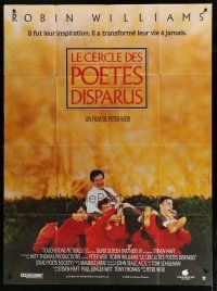 6k626 DEAD POETS SOCIETY French 1p '89 inspirational school teacher Robin Williams, Peter Weir