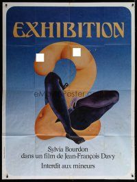 6k652 EXHIBITION 2 French 1p '78 documentary about the life of pornography star Sylvia Bourdon!