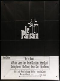 6k677 GODFATHER French 1p '72 Marlon Brando & Al Pacino in Francis Ford Coppola crime classic!