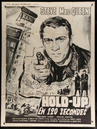 6k689 GREAT ST. LOUIS BANK ROBBERY French 1p R64 cool different Belinsky art of Steve McQueen!