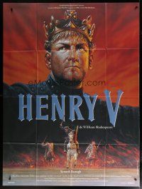 6k700 HENRY V French 1p '91 great art of star & director Kenneth Branagh by Malinowski!