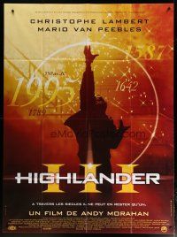 6k702 HIGHLANDER 3 French 1p '95 immortal Christopher Lambert, chosen to protect all that is good!