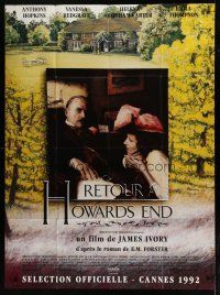 6k710 HOWARDS END French 1p '92 Helena Bonham Carter, James Ivory, Ismail Merchant, Jhabvala