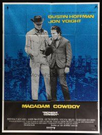 6k800 MIDNIGHT COWBOY French 1p '69 Dustin Hoffman, Jon Voight, John Schlesinger classic!