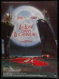 6k805 MOON IN THE GUTTER French 1p '83 Beineix's La Lune dans le Caniveau, cool Peyrolle art!