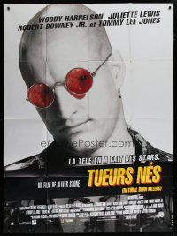 6k818 NATURAL BORN KILLERS French 1p '94 Oliver Stone cult classic, great image of Woody Harrelson