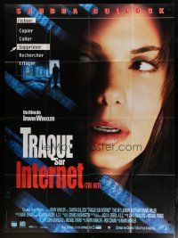 6k821 NET French 1p '96 Sandra Bullock's identity has been deleted, Internet crime thriller!