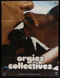 6k840 ORGIES COLLECTIVES French 1p '70s super close montage of lovers in the throes of passion!
