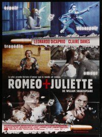 6k895 ROMEO & JULIET French 1p '96 Leonardo DiCaprio, Claire Danes, modern Shakespeare remake!