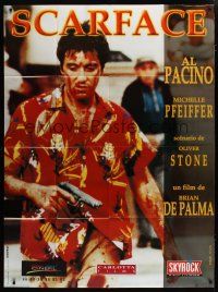 6k901 SCARFACE French 1p R80s Al Pacino as Tony Montana, Brian De Palma, Oliver Stone!