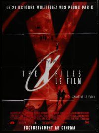 6k993 X-FILES advance French 1p '98 David Duchovny, Gillian Anderson, Fight the Future!
