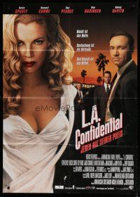 6k080 L.A. CONFIDENTIAL German 33x47 '97 Kevin Spacey, Guy Pearce, sexy Kim Basinger!