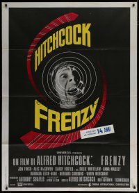 6k215 FRENZY Italian 1p '72 written by Anthony Shaffer, Alfred Hitchcock's shocking masterpiece!