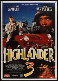 6k220 HIGHLANDER 3 Italian 1p '96 Christopher Lambert, chosen to protect all that is good!