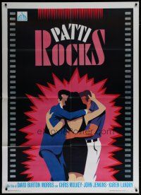6k238 PATTI ROCKS Italian 1p '89 Karen Landry, cool romantic love triangle cartoon artwork!