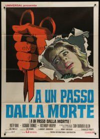 6k259 YOU'LL LIKE MY MOTHER Italian 1p '73 Patty Duke, wild different art with giant scissors!