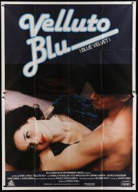6k133 BLUE VELVET Italian 2p '86 directed by David Lynch, sexy Isabella Rossellini, Kyle McLachlan