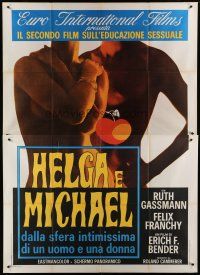 6k158 MICHAEL & HELGA Italian 2p '68 an adventure into the unexplored lands of love, different!