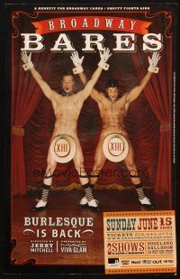 6k299 BROADWAY BARES XIII stage show WC '03 Burlesque is back for this AIDS charity event!