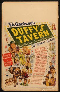 6k331 DUFFY'S TAVERN WC '45 art of Paramount's biggest stars including Lake, Ladd & Crosby!