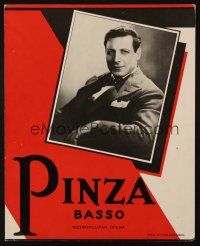 6k030 EZIO PINZA 13x17 music poster '40s the Italian singer at the Metropolitan Opera!