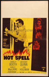6k389 HOT SPELL WC '58 Shirley Booth, Anthony Quinn, Shirley MacLaine, directed by Daniel Mann!