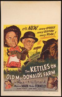 6k409 KETTLES ON OLD MacDONALD'S FARM WC '57 Marjorie Main & Parker Fennelly in the Ozarks!