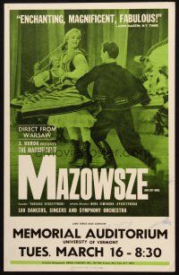 6k437 MAZOWSZE stage play WC '70s 100 dancers, singers & symphony orchestra from Warsaw!