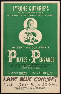 6k462 PIRATES OF PENZANCE stage play WC '60s Gilbert & Sullivan's smash show, full of delight!
