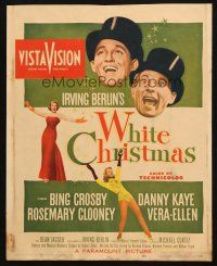 6k501 WHITE CHRISTMAS WC '54 Bing Crosby, Danny Kaye, Clooney, Vera-Ellen, musical classic!