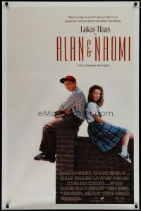 6m043 ALAN & NAOMI 1sh '92 Lukas Haas, Vanessa Zaoui, a story of triumph and laughter!