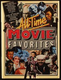 6p258 ALL TIME MOVIE FAVORITES hardcover book '75 filled with color movie scenes & poster images!